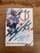 2025 Topps Pristine Pieces Autograph Relics Pete Crow-Armstrong Patch Auto Cubs