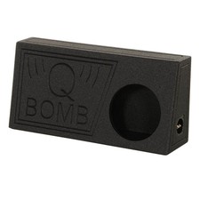 QPower QBomb Single 10-Inch Vented Subwoofer Box, Offers 1.17 Cubic Feet of A...