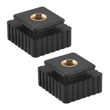 2Pcs Flash Hot Shoe Mount Adapter To 1/4 Inch Thread For Studio Light Stand8297