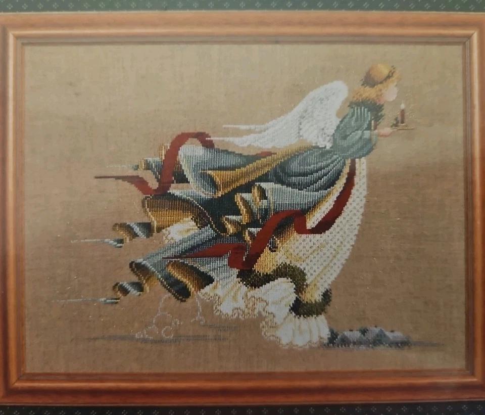 Lavender & Lace ANGEL OF LIGHT Cross Stitch Chart Marilyn Leavitt Imblum L&L48 - Image 2 of 3