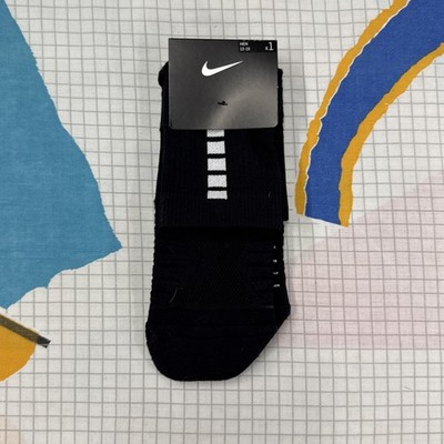 Nike Elite Quick Pro Ankle Socks Black Men's XL (12-15)