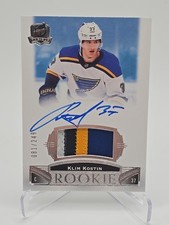 2019-20 UD The Cup Klim Kostin Auto Patch RC #/249 4 Color! Rookie Autograph