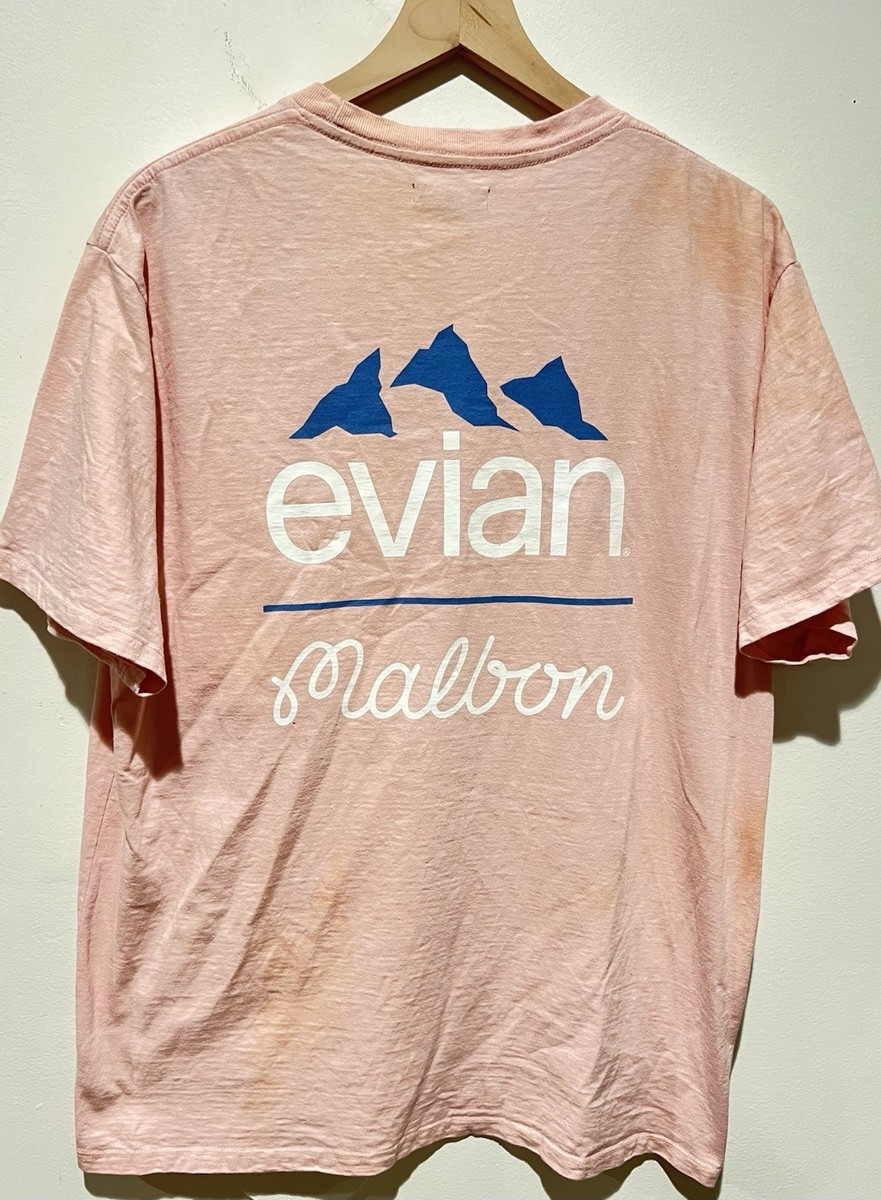 ■Malbon Golf■ MALBON X COCACOLA Logo T-Shirt PINK Malbon Golf x Evian 2023 Collaboration Unisex Pink T-Shirt
