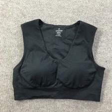 Tommie Copper Sports Bra Womens Medium Black Copper Znergy Infused Seamless Gym