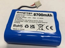 Upgrade Battery For 300-10186 for ADT Command Smart Security Panel 3.6V 31.32Wh