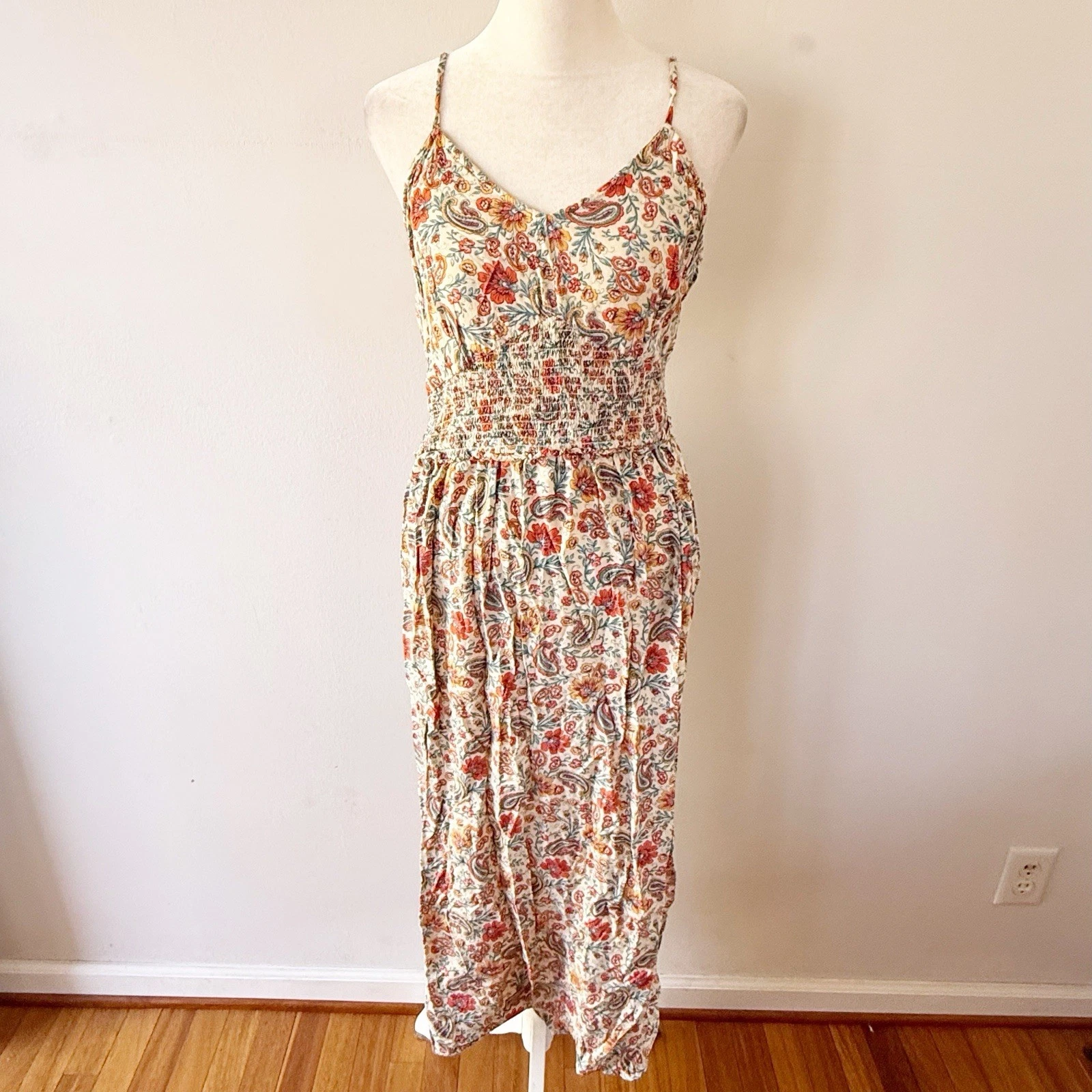 Patrons of Peace Women Paisley Floral Maxi Dress Medium Boho Summer Beach Casual
Opens in a new wind