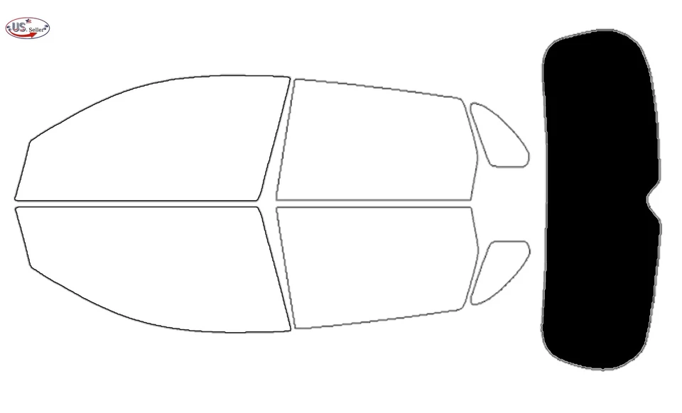 Kit de película de tinte de ventana de 2 capas precortada personalizada computarizada para RVR Mitsubishi 2011-24 Foto 4 de 4