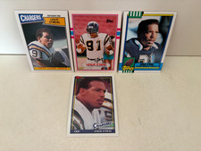 LOT OF 4 LESLIE O'NEAL 80s Cards Rookie #347 73T 386 429 SAN DIEGO CHARGERS NM