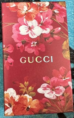 Gucci Floral Gift Box Accessory Case Luxury Authentic Item USED K