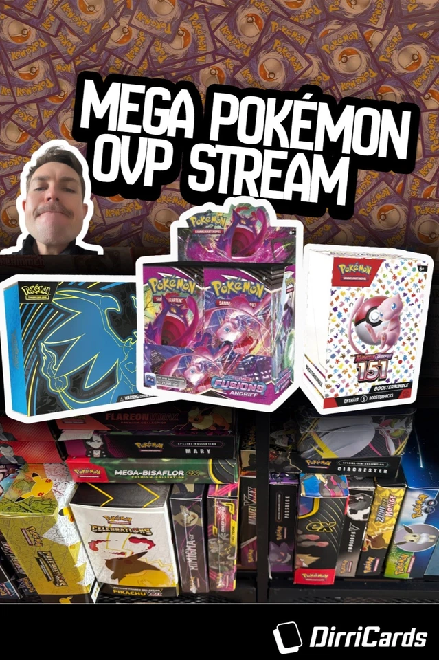 POKEMON OVP PARTY - MEGA STREAM!!! ÜBER 100+ PRODUKTE