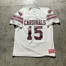 Vintage Single Stitch Made In USA Rawlings Arizona Cardinals #15 Shirt Mens SZ L