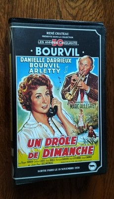 VHS-Kassette ''Un Drôle de Dimanche'' von Marc Allégret / Bourvil, Arletty (R.C.)