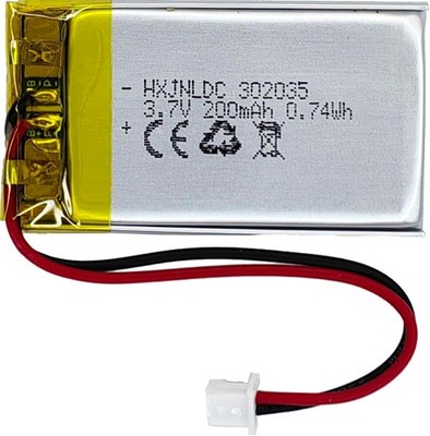 DC 3.7V 200mAh 302035 wiederaufladbare Lithium-Polymer-Batterie passend für DIY
