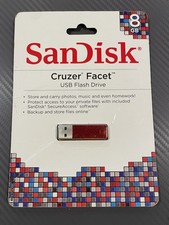 SanDisk Cruzer Facet USB Flash Drive 8gb