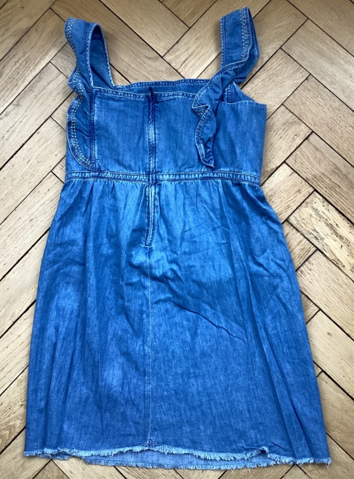 Pepe Jeans girls denim dress / pinafore size 14 years great condition - Image 3 of 3