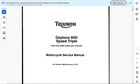 Triumph Speed Triple 955cc 2002 2006 Workshop Repair Service Manual PDF