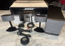 Bose Companion 5 Multimedia Speaker System w/Subwoofer Complete  Excellent 