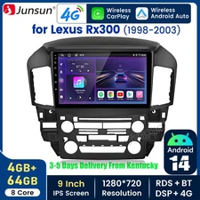 For 1998-2003 Lexus Rx300 4+64G CarPlay Android14 Car Stereo Radio GPS Navi WIFI
