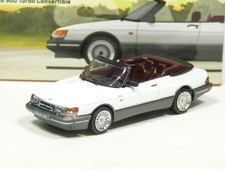 Tarmac T64G-067-WH 1/64 1986 SAAB 900 Turbo Convertible Diecast Metal Model Car