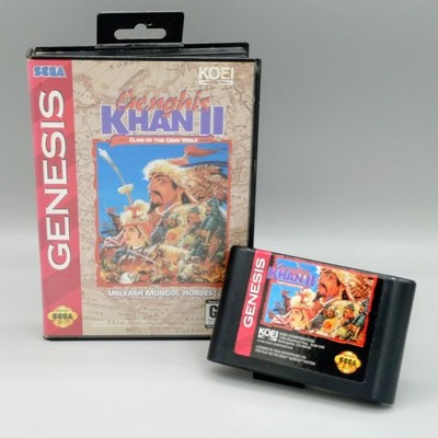 Genghis Khan II  Clan Of The Gray Wolf Sega Genesis