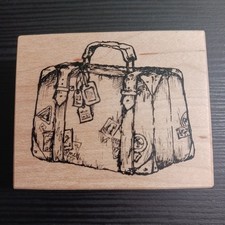 PSX Vintage Travel Bag Rubber Stamp F-3151 Made in USA Vintage 2001