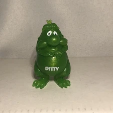 YOWIE Ditty Guardian Baby Animals Collection 2" Toy Green Sparkle Figure