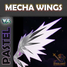Roblox World Zero WZ - MECHA WINGS - PASTEL HEX ITEMS