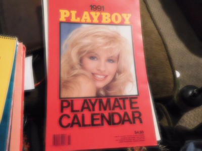1991 PLAYBOY PLAYMATE Desk Calendar Pamela Anderson 