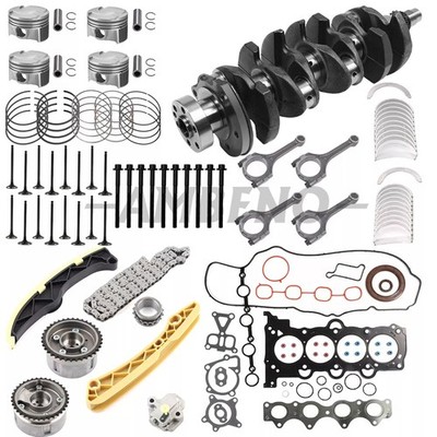 Engine Piston Gasket Set w/ Crankshaft Rods Timing Kit For Hyundai KIA G4FJ 1.6T