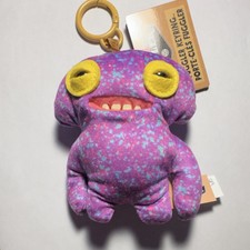 Catch Me Zuru Fuggler Keyring Plush Mini Collectible Purple Yellow Blue 2023 Toy