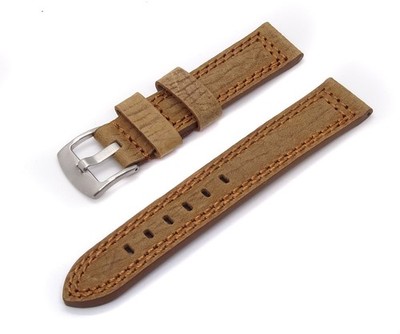 20mm Uhrenarmband Echtes Leder camel Farbe