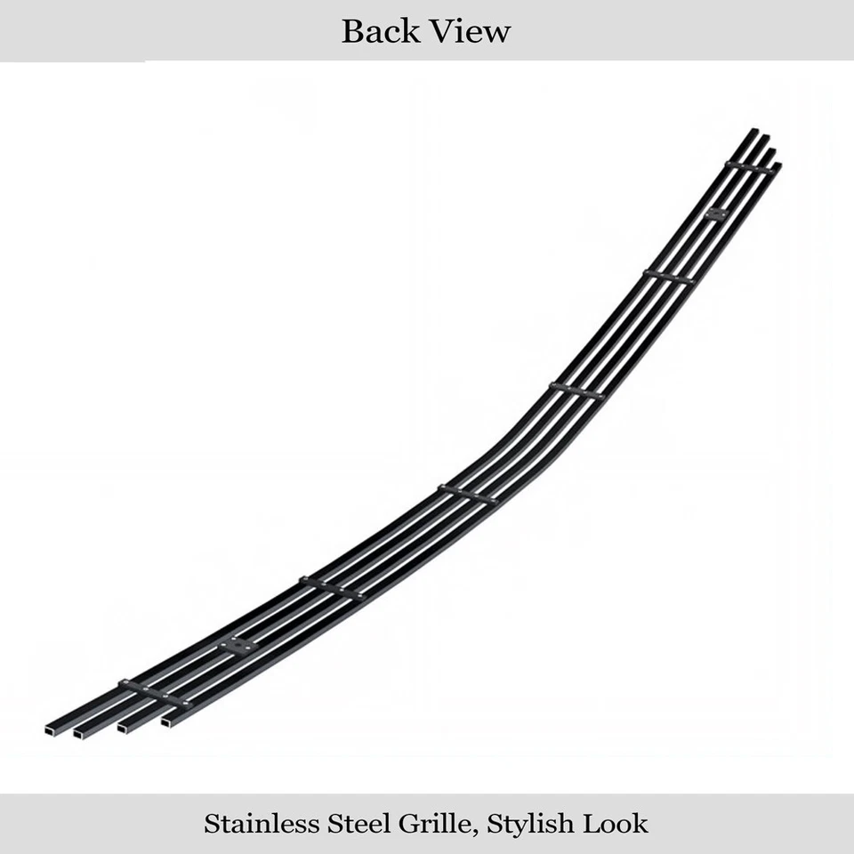 Inserto de rejilla de parachoques negro para Toyota Tundra 2003-2006 Foto 3 de 4