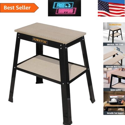 Universal Power Tool Stand - 32'' Height, Non-Marring Feet, Durable MDF Surface