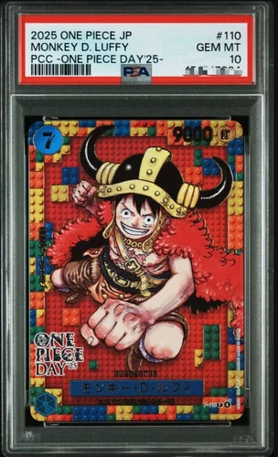PSA10 Monkey D Luffy P-110 ONE PIECE DAY 25 2025 Japanese Premium Card--