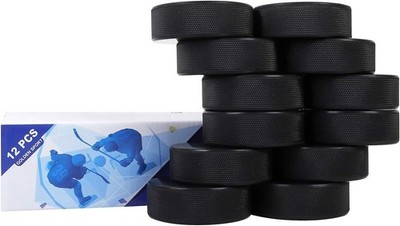 Robuster Hockey-Puck, 12 Stück, Ideales Trainingsequipment für Eishockeyspieler