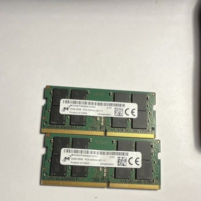 Micron 64GB (2x32GB) DDR4-3200 SO-DIMM 260-Pin RAM 2Rx8 PC4-3200AA