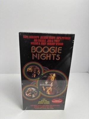 Boogie Nights VHS 1998 Mark Wahlberg Burt Reynolds Don Cheadle Watermarks