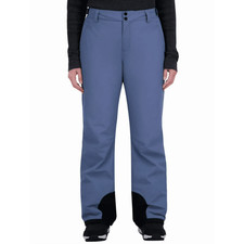 Roxy Women's DryFlight Technology Snow Pants, Blue, Size Boot Gaitor LARGE