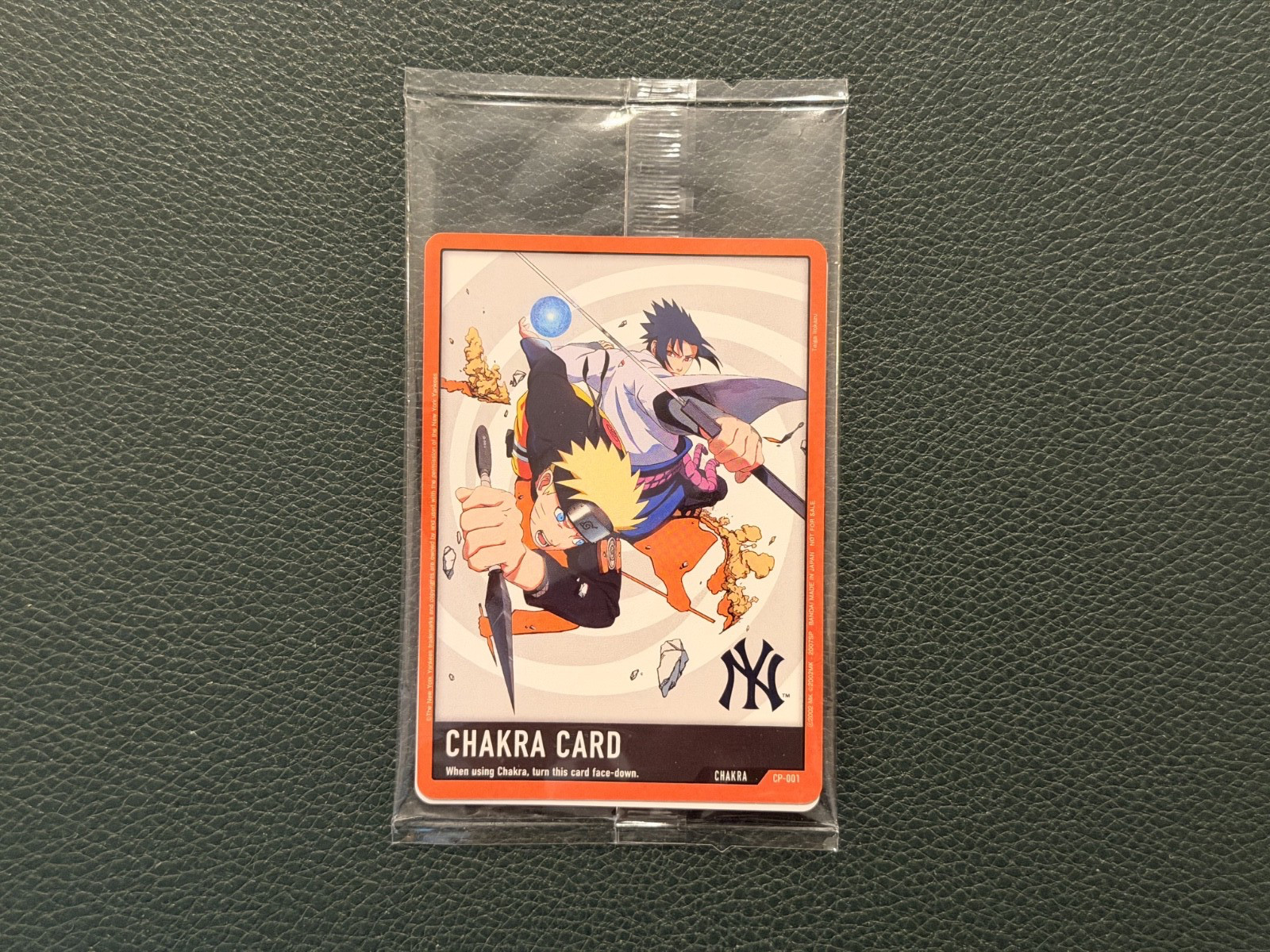  Bandai Namco Naruto Card Game CP-001 Chakra Card Promo Yankees cp -001 view 2