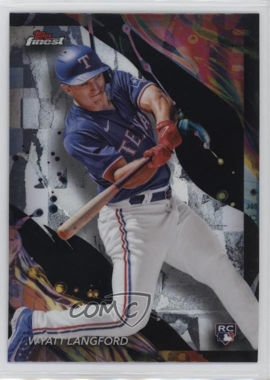 2024 Topps Finest Uncommon Wyatt Langford #141 Rookie RC