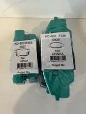 New Project Mu Hc800 Brake Pads Full Set Fr S2k Rsx Civic Si