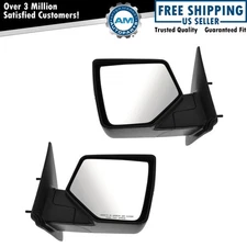 Mirror Manual Chrome Cap Driver Passenger Side Pair for 06-11 Ford Ranger