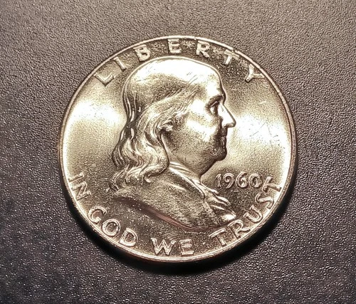 Gem BU 1960-P Franklin Half Dollar