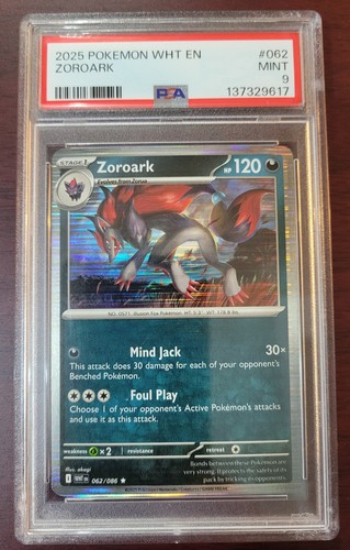 Zoroark graded PSA 9 for sale on eBay