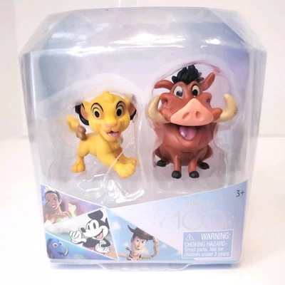 Neu Disney 100 Jahre König der Löwen Simba Pumba Actionfigur Set Tortenaufleger Posten P23 - Bild 1 von 3
