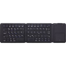 InLine Faltbare Bluetooth Tastatur mit Touchpad,schwarz – Bild 2