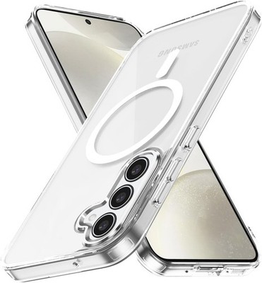 Samsung Galaxy S24 FE 5G Case Hard Yellowing Resistant Magnetic Cover Clear 2024