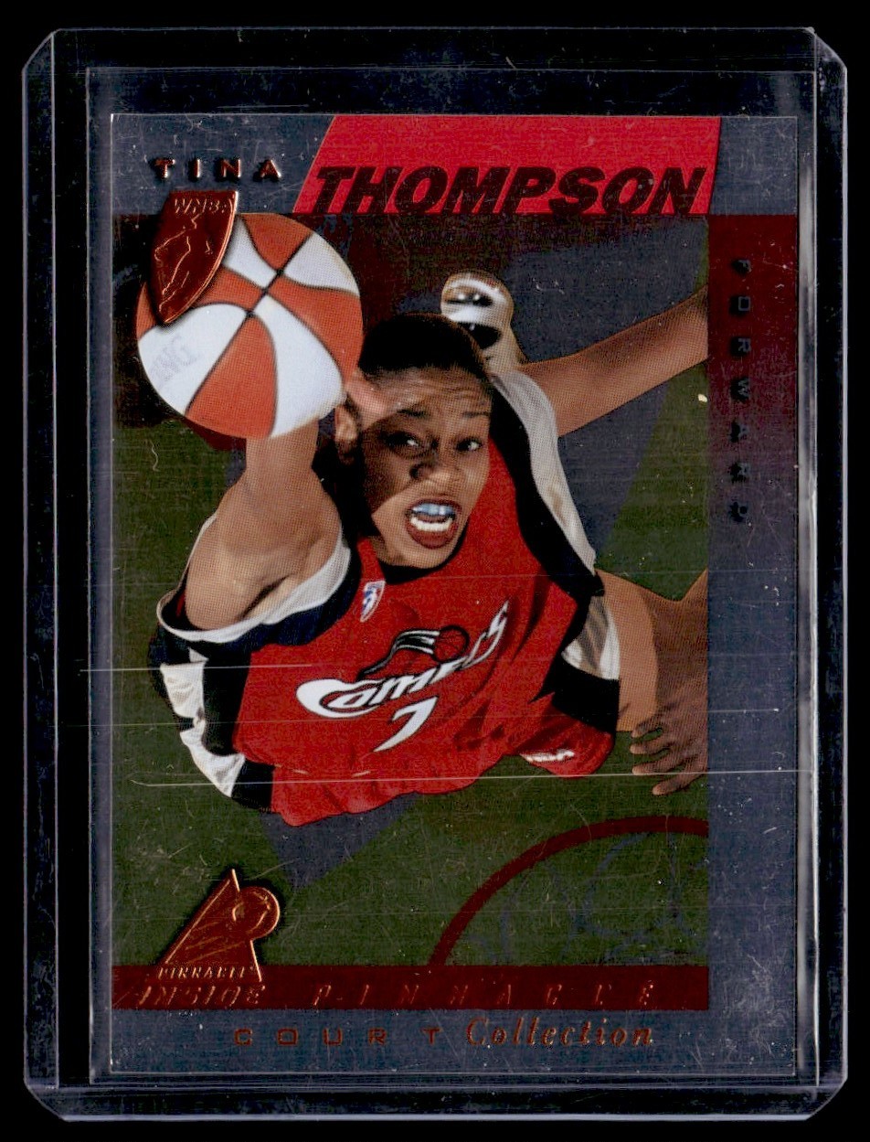 1997-98 Pinnacle Inside WNBA Court Collection Tina Thompson RC #13