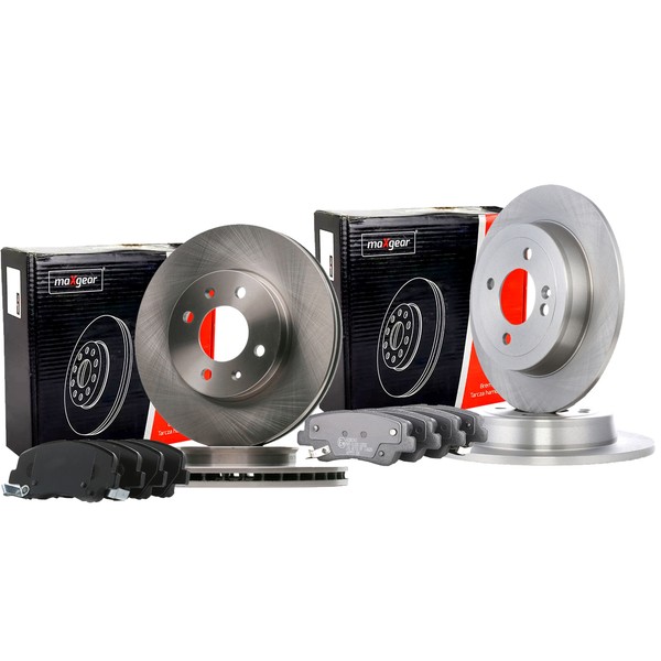 Maxgear Bremsscheiben 256/262Mm BeläGe Vorne Hinten Satz FüR Kia Rio Iii Hyundai-image