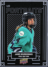 JAIME BOURBONNAIS - 2024-25 UD PWHL UD Portraits - New York Sirens 1st Edition